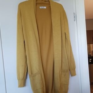 Grace Karin Mustard Cardigan Size S